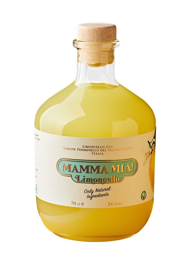 Limoncello Italien Traditionnel Ou Liqueur De Citron