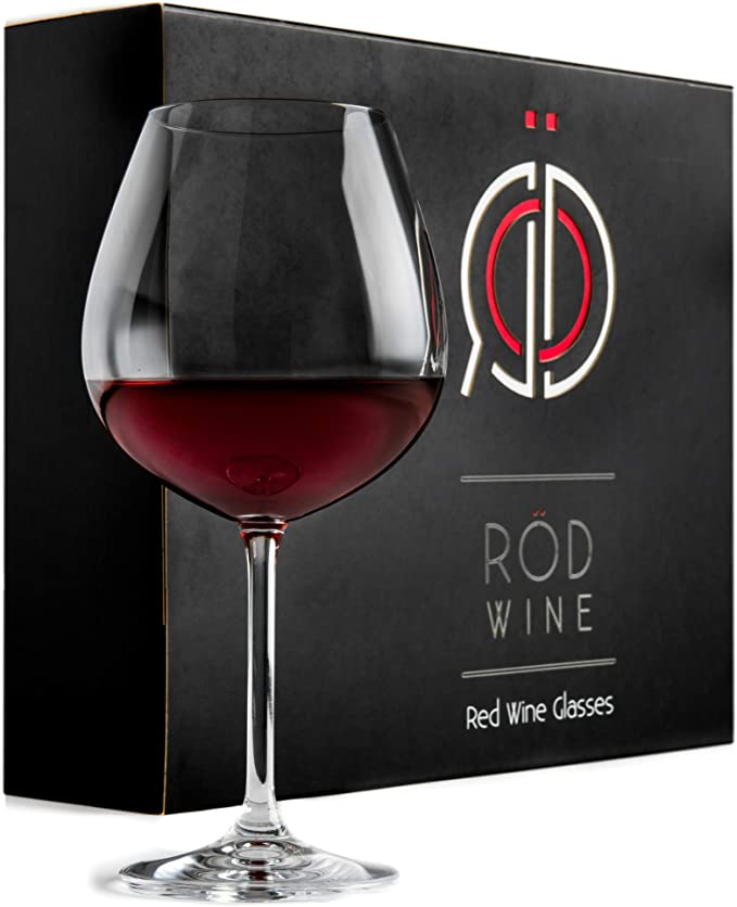verre a vin en cristal rod wine